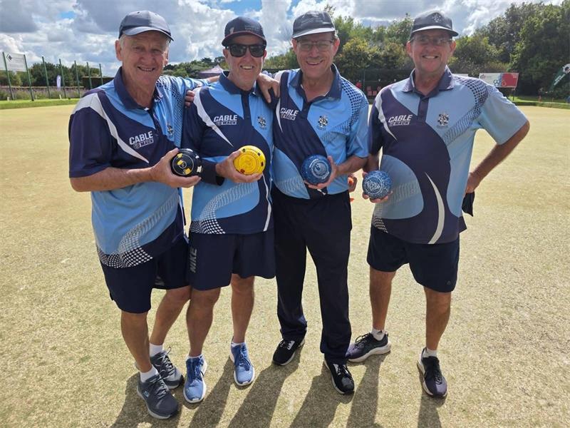 Four bowlers from the Bedfordview Country Club Bowls bring home a bronze medal after competing at the BSA Nationals, where there were 156 teams.