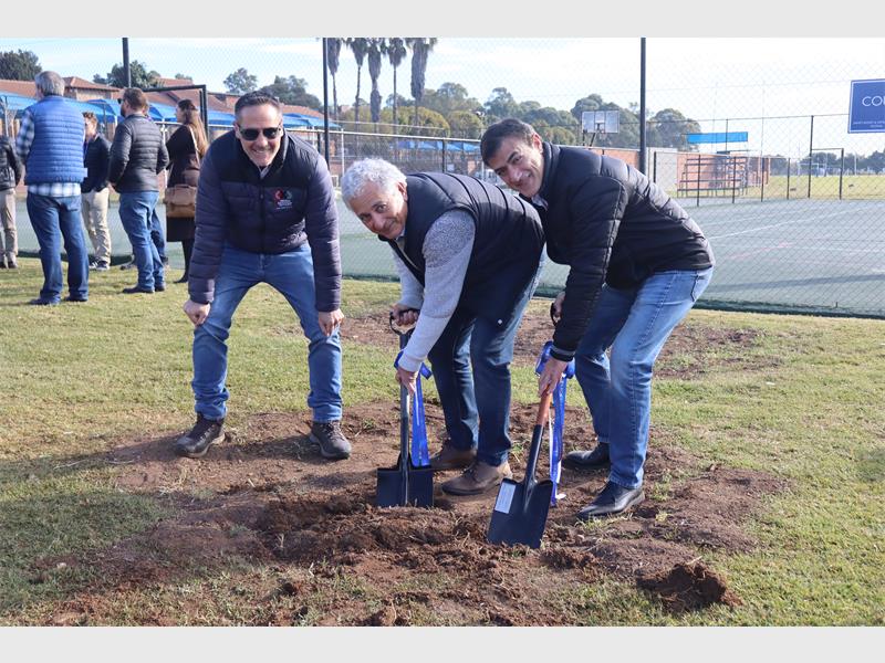 After over two years of planning and research, the Saheti School Indoor Sports Centre construction finally takes off.