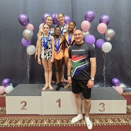 Masters Gymnasts Club claimed two silver medals at the Irtysh Zory International Acrobatic Gymnastics Tournament as its athletes impressed against top competitors from Kazakhstan and Russia.