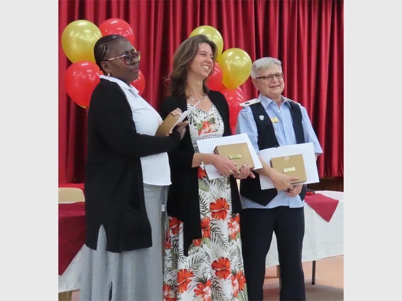 Ayanda Matthews was among 69 Rand Aid employees recognised for long service at an awards ceremony celebrating their dedication and contribution to the organisation.