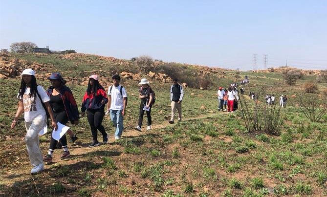School tours at Melville Koppies give learners the chance to explore geography, history, ecology and environmental education in a natural setting.