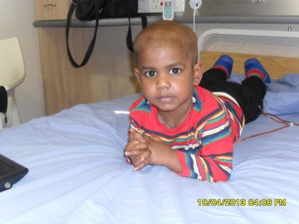 NEEDS YOUR HELP: Vearin Naidoo is one of the children who benefited from the campaign.