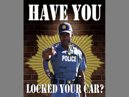 AWARENESS: One of the posters the Douglasdale Police will be using as part of their awareness campaign with various shopping centres and supermarkets around Fourways.