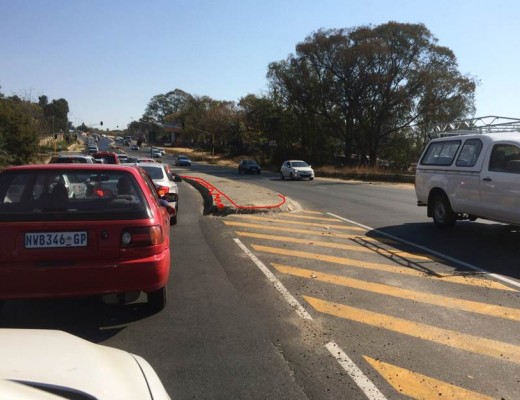 A photo taken by Renato Acquisto of upgrades in Fourways.