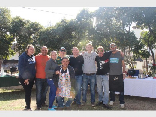 COMPETE: Contestants in the potjie competition at Norscot Recreation Centre.