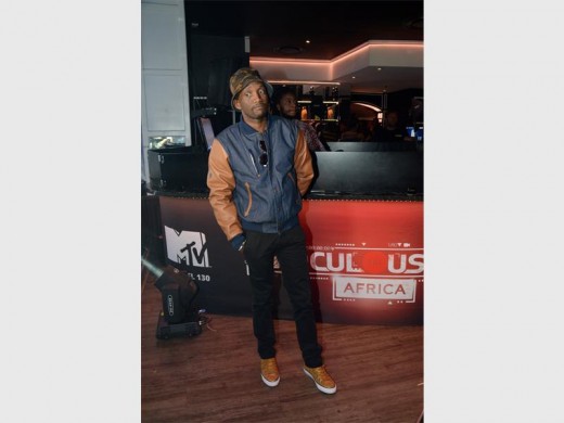 FUNNY GUY: Comedian, David Kau at the event.