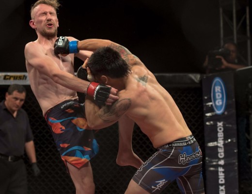 Warren King,a fighter from Edenvale, fights against Pound for Pound's mixed martial arts instructor, DuHo Kim.