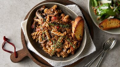 21 JUNE - WFD – Mushroom, tomato and red wine fusilli