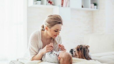 How to introduce your dog to your new baby