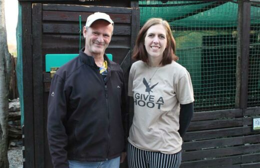 Arjen van Zwieten and Sara Orchardson are happy the three little birds found a home.