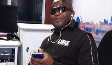 Mainman Thwala is in his element in the studio.