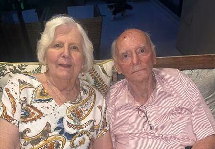 Beryl and her husband Terence O’Brien promise to stay together forever.