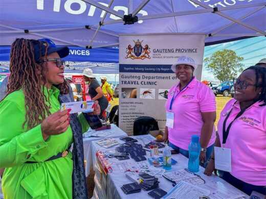 MEC Nomantu Nkomo-Ralehoko educated members of the community about Neglected Tropical Diseases Day and how they can avoid NTDs.