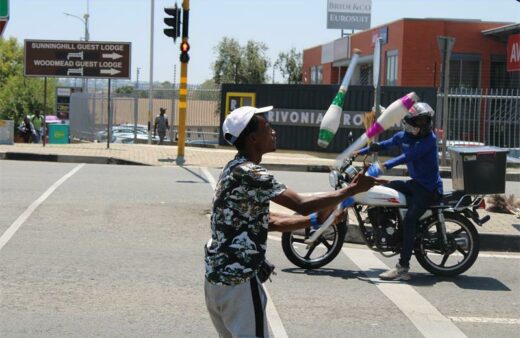 Kgutlang Hlahane juggles to support his family.