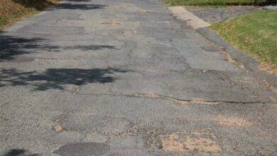 The current state of Dennis Road.