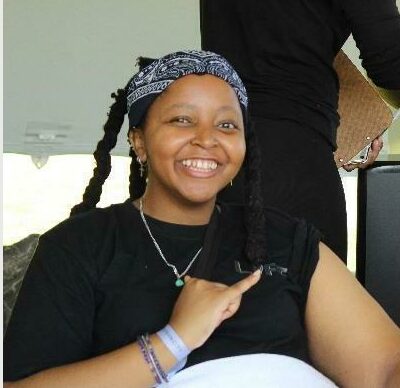 Kgomotso Makgabutlane: When the registrations opened I did not want to waste any more time but went straight to register because that is my democratic right. For young people who do not know which party to vote for, my advice is to check their manifestos to see if they align with your values.