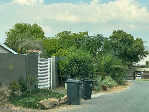 The house suspected to be a brothel and alleged drug dealing premises.