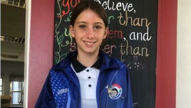 Jordyn McLeary reaps the rewards of her hard work.