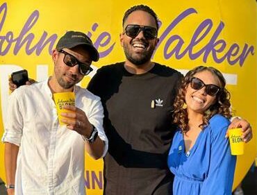 Kyle Lesch, Keval Ramraj, and Kristen Harris from Diageo.