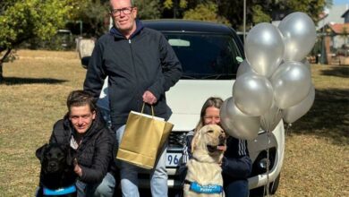 Travis, Andrew, and Frances Jennings.