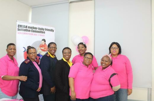 Charlotte Maxeke Academic Hospital breastfeeding team. Photo: Asanda Matlhare