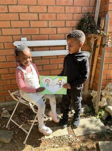 Hailey Johnson and Kgosietsile Padi.