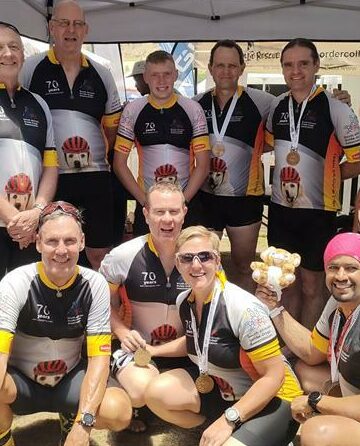Team Guide Dogs at last years riding competition.