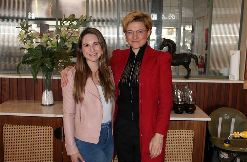 Lauren Strachan and Natalia Nemes-Choukri.