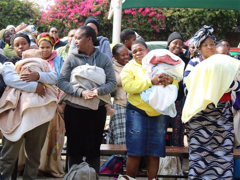 Mothers are given advice and encouragement at Witkoppen Clinic.