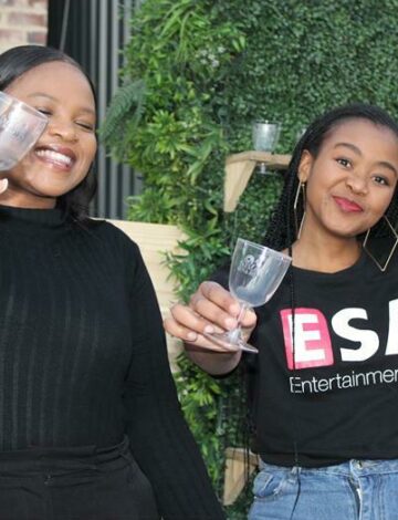 Pretty Kekana and Yongo Manci from Entertainment SA.