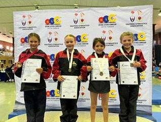 Rebecca Gouwer, Ava Cooper, Ava Maasdorp and Keira Robertson.