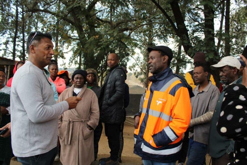 Ward 93 councillor Vino Reddy warns of expanding informal settlement on K60 Chilli Lane following what he says is the relocation of people from Ginger Farm.