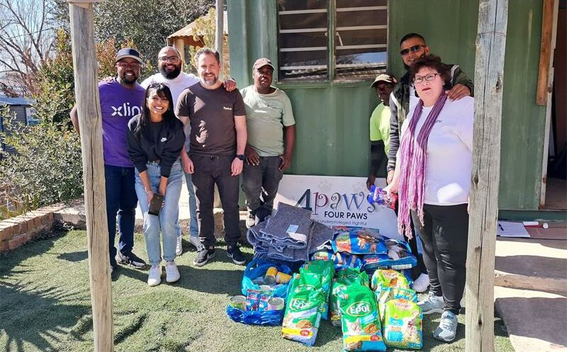 After being scalded with boiling water, a dog named Matladi was barely hanging on, until 4Paws rescued him. Now, they need your help to cover his vet bills.