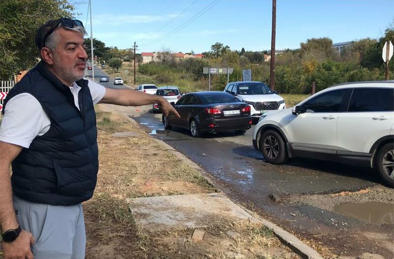 Maj Saffari says repeated pothole repairs on Cedar and Uranium roads are wasting taxpayers’ money, and despite repeated media queries, authorities have yet to respond.