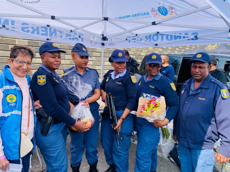 Sandton CPF Sector 1 brought the community together at Chilli Lane Shopping Centre to celebrate women, raise awareness on safety, and bridge the gap between residents and law enforcement.