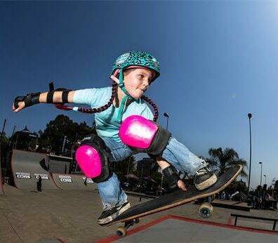 Ashley Gindre is practicing her backside air every chance she gets at the Nike Centre, YBF Skatepark in Johannesburg, and even at Thrashers Skatepark in Pretoria, ahead of the Street Lines Skate Tournament.