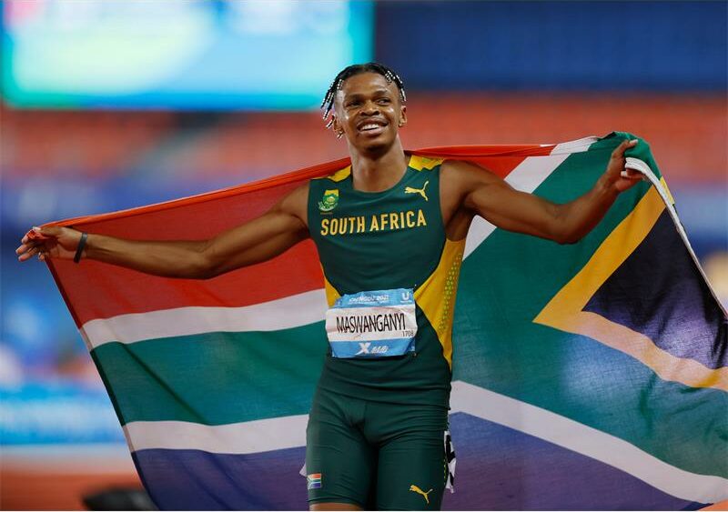 Shaun Maswanganyi is rewriting South African sprinting history. He’s already an Olympic silver medalist, a sub-10 100m sprinter, and a student of sprinting legend Carl Lewis, blending talent, hard work, and mentorship to reach new heights.