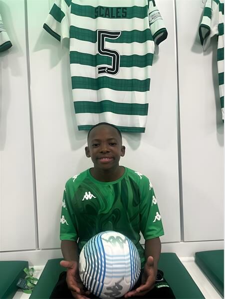 From the dusty pitches of Riversands to the green fields of Glasgow, 12-year-old Moabi Mahlatsi turned his dream into reality when he represented South Africa at the Celtic International tournament.