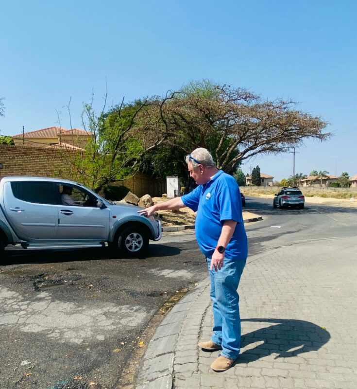 Poplar and Campbell roads are falling apart as a water leak left unrepaired for half a year sparks frustration and danger as JW fails to take action.