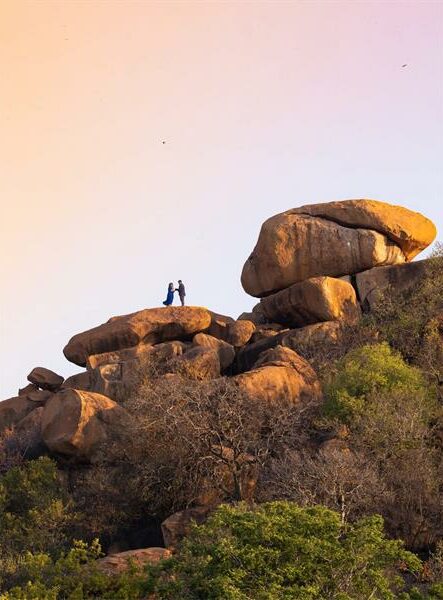 At the very top of Lonehill Koppie, with the city below and the sky stretching wide above, a man knelt on one knee and asked the love of his life the biggest question ever. Nearby residents couldn’t help but smile and snap pictures.