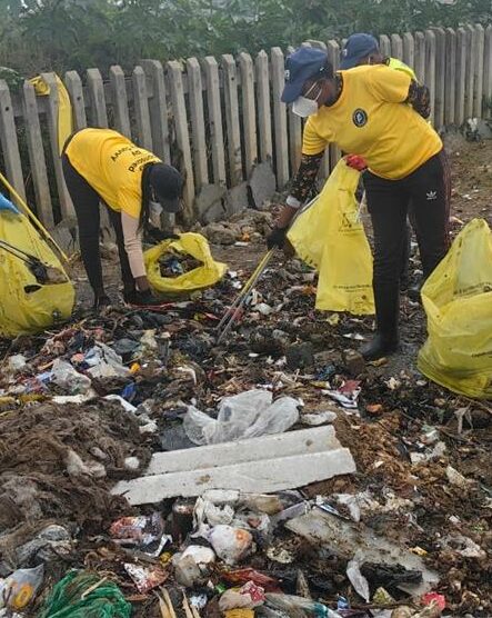 Fourways volunteers cleaning up parts of Diepsloot led by Live Life Always Litter Picking Up Foundation on October 18, 2025. Photo: Supplied