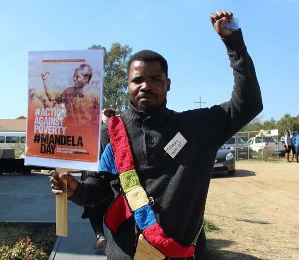 Actor, author, and poet Tshepo Ramodisa, based in Diepsloot, uses his craft to inspire faith, hope, and resilience.