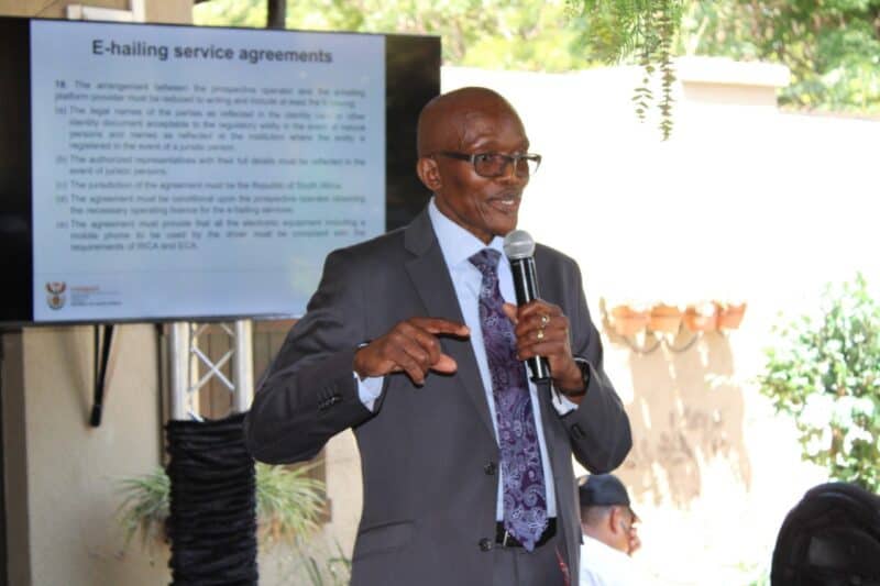 The Transport Department says the new rules will improve safety and accountability in South Africa’s growing e-hailing sector.