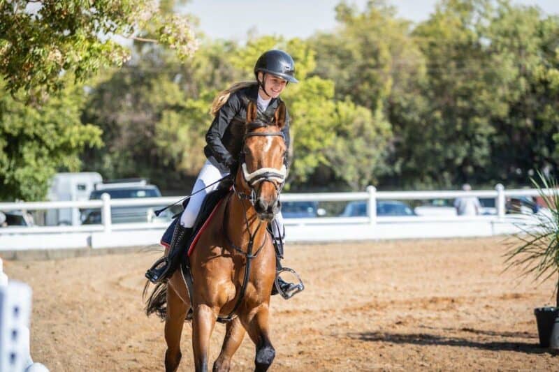 Young rider Caitlyn Rachel Pledger and her horse, Beretta’s Blues Axl, stole the spotlight at the 2025 SANESA Nationals.
