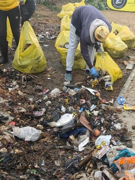 Fourways volunteers cleaning up parts of Diepsloot led by Live Life Always Litter Picking Up Foundation on October 18, 2025. Photo: Supplied