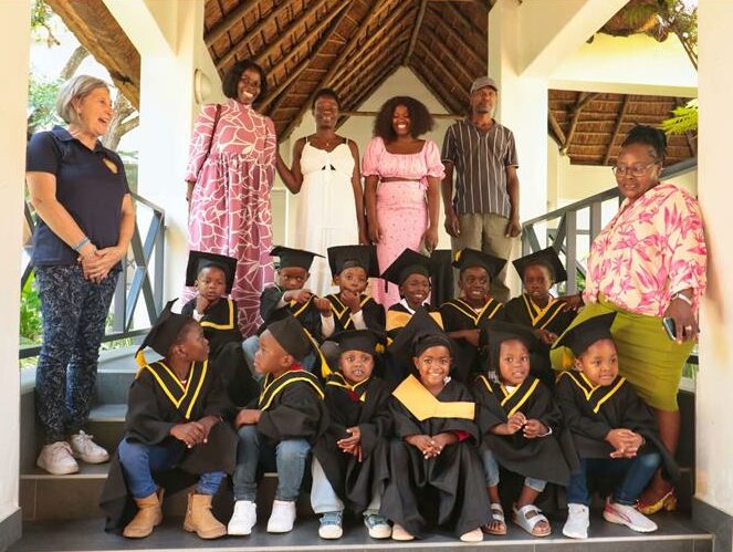 Every morning, they were taken out of Msawawa to a safe, structured school in Charlesworth, and now their hard work has paid off.