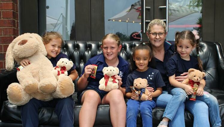 Broadacres Academy learners join the Teddython fundraising event at Broadacres Shopping Centre on October 30, 2025. Photo: Ditiro Masuku