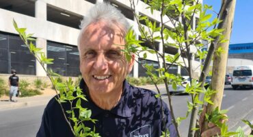 Ward 94 councillor David Foley welcomes the start of City Parks’ long-awaited tree-planting initiative in Fourways on September 15, 2025. Photo: Ditiro Masuku