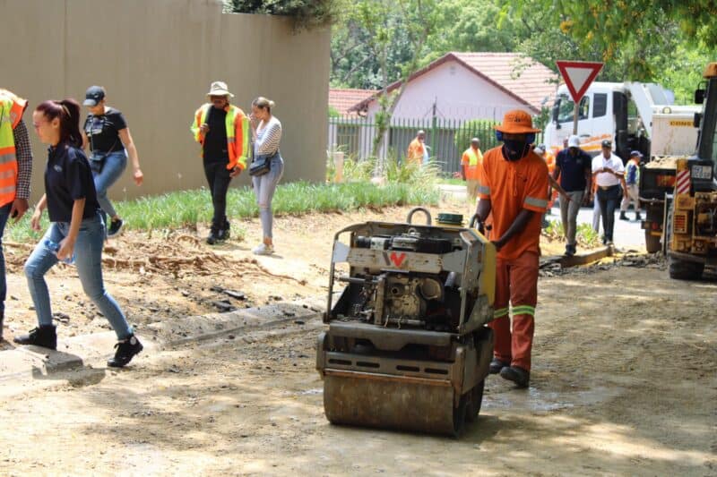 The road received a fresh new look after years of uneven surfaces, with councillor Vino Reddy crediting Operation Restore for making it happen.