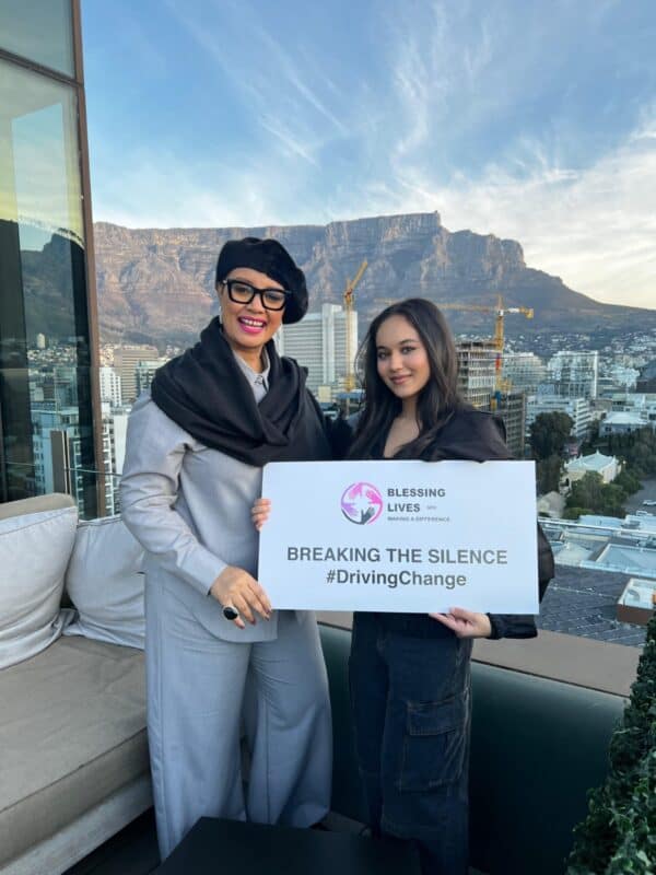 Local NPO, Blessing Lives, joins the nationwide #PurpleForChange campaign, standing in solidarity with women and children affected by gender-based violence.